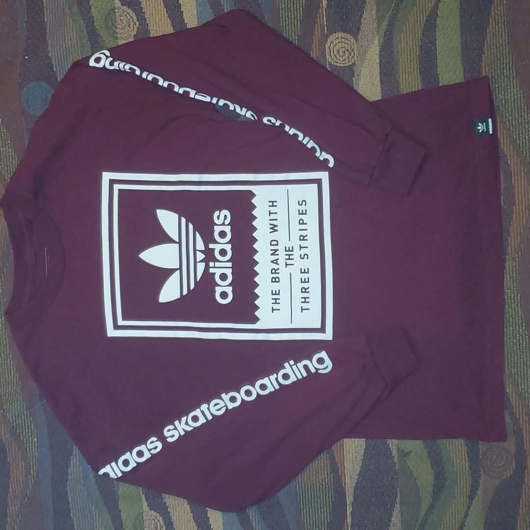 Adidas Skateboarding Mens Long Sleeve Graphic Tee